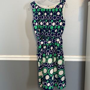 Small Banana Republic geometric patterned dress